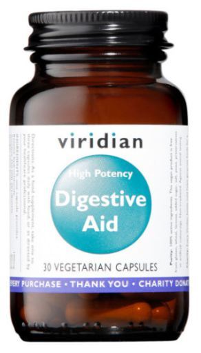 Viridian Aide Digestive Haute Puissance 30 Capsules V&eacute;g&eacute;tales