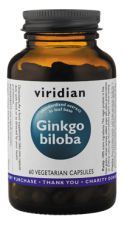 Extrait de feuille de Ginkgo Biloba 60 capsules v&eacute;g&eacute;tales