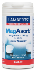 Comprim&eacute;s de magn&eacute;sium biodisponible MagAsorb 150 mg