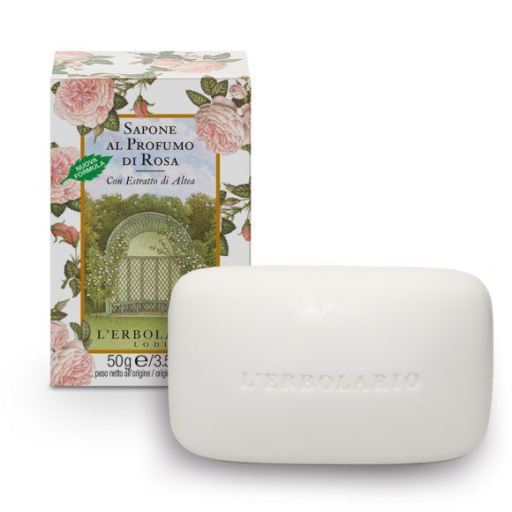 L'Erbolario Savon Parfum&eacute; &agrave; la Rose 100 gr