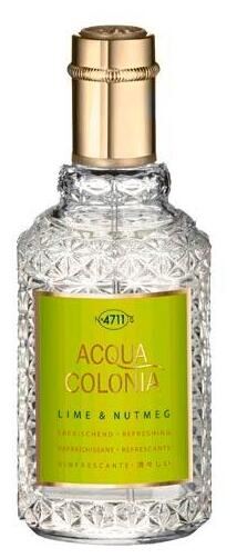 4711 Eau de Cologne Acqua Colonia Lime et Nutmeg Splash Spray 50 ml