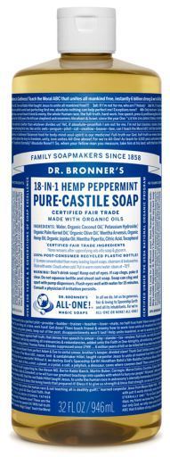 Dr. Bronner's J&aacute;bon Liquid Mint