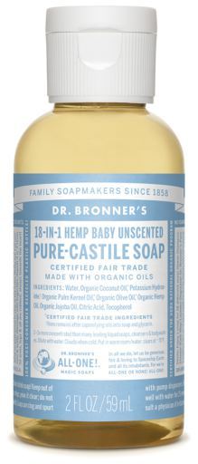 Dr. Bronner's Savon liquide non parfum&eacute;