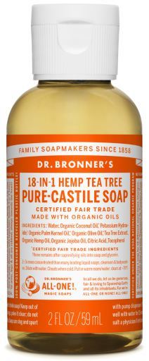 Dr. Bronner's Gel liquide au th&eacute;ier 60 ml