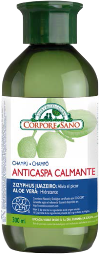 Corpore Sano Ecocert Shampooing Apaisant Antipelliculaire 300 ml