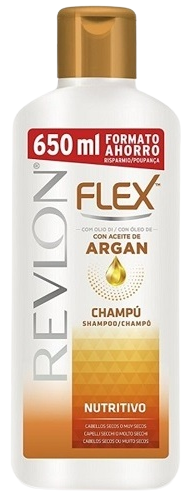 Shampooing Nourrissant Flex &agrave; la K&eacute;ratine et &agrave; l'Huile d'Argan 650 ml