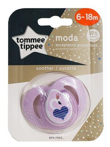 Tommee Tippee Sucette tendance, couleurs assorties, pour fille de 6 &agrave; 18 ans