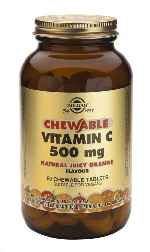 Solgar Vitamine C 500 mg 90 comprim&eacute;s &agrave; croquer
