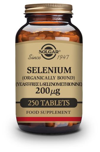 Solgar Comprim&eacute;s de s&eacute;l&eacute;nium 200 mcg sans levure