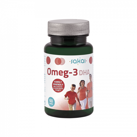 Sakai Om&eacute;ga 3 DHA coeur et esprit 150 Perles