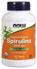 Spirulina Certified Organic 1000 mg 120 Tablets Spirulina Certified Organic 1000 mg 120 Tablets