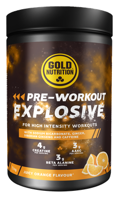 GoldNutrition Pr&eacute;-entra&icirc;nement Explosive Orange 1 kg