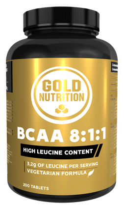 GoldNutrition BCAA 8:1:1 Force 200 comprim&eacute;s
