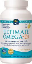 Ultime Oméga D3 Citron 120 Gélules Ultime Oméga D3 Citron 120 Gélules