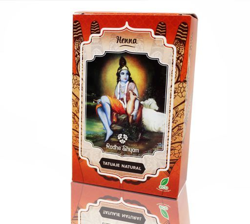 Radhe Shyam Poudre de henn&eacute; pour tatouage 50 gr