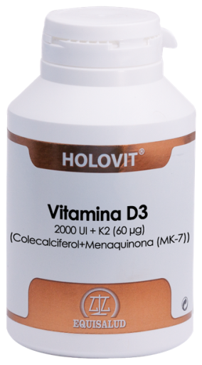 Equisalud Holovit Vitamine D3 2000 UI Chol&eacute;calcif&eacute;rol 180 g&eacute;lules