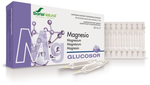 Soria Natural Glucosor Magn&eacute;sium 28 flacons x 2 ml