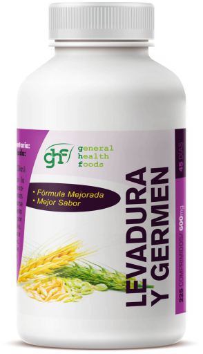 GHF Levure + Germe 600 mg 225 Comprim&eacute;s