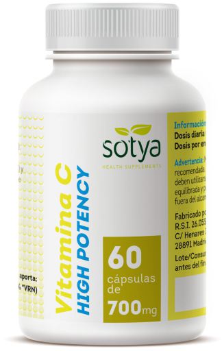Sotya Vitamine C Haute Puissance 60 g&eacute;lules de 700 mg