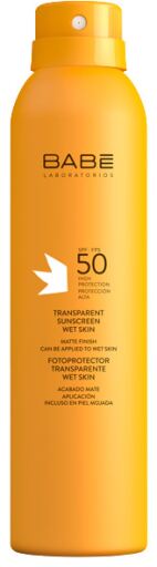 Cr&egrave;me solaire transparente Wet Skin SPF 50 200 ml
