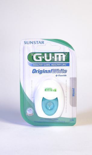 Sunstar Gum Soie Originale Blanche 30 M&egrave;tres