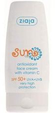 Cr&egrave;me visage antioxydante SUN SPF50+ &agrave; la vitamine C 50 ml