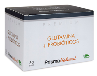 Prisma Natural Glutamine + Probiotiques 30 Sticks