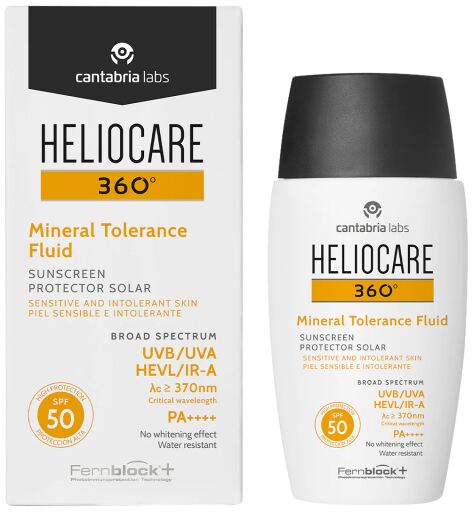 Heliocare Fluide Tol&eacute;rance Min&eacute;rale 360 SPF 50 50 ml
