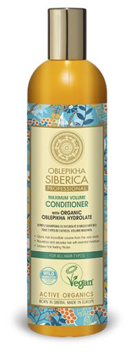 Natura Siberica Apr&egrave;s-shampoing Oblepikha &agrave; l'hydrolat pour tous types de cheveux 400 ml