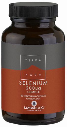 Complexe de s&eacute;l&eacute;nium 200 mcg 50 capsules v&eacute;g&eacute;tariennes