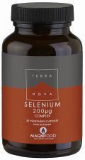 Complexe de s&eacute;l&eacute;nium 200 mcg 50 capsules v&eacute;g&eacute;tariennes