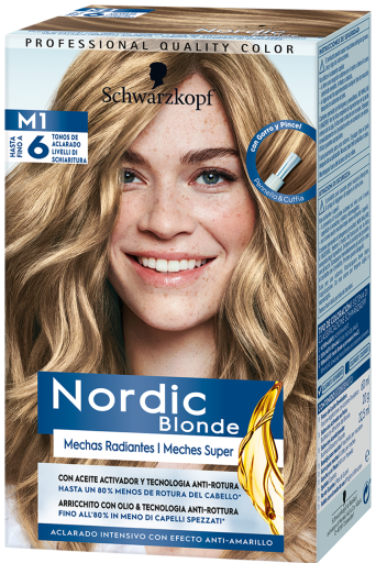 Schwarzkopf Blond Nordique M1 M&egrave;ches &Eacute;clatantes 155 ml