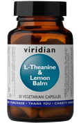 L-Th&eacute;anine 200 mg et M&eacute;lisse 30 Capsules V&eacute;g&eacute;tariennes