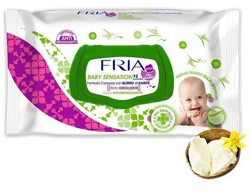Fria Lingettes &eacute;mollientes Baby Sensation 72 unit&eacute;s