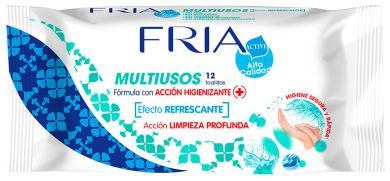 Lingettes hygi&eacute;niques antibact&eacute;riennes &agrave; usages multiples 12 unit&eacute;s