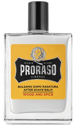Proraso Baume apr&egrave;s-rasage jaune aux bois et &eacute;pices 100 ml