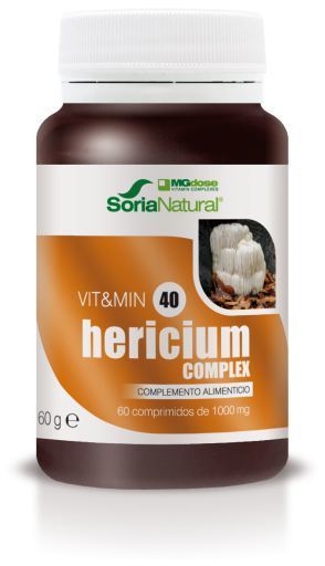 Soria Natural Complexe d'hericium 60 comprim&eacute;s
