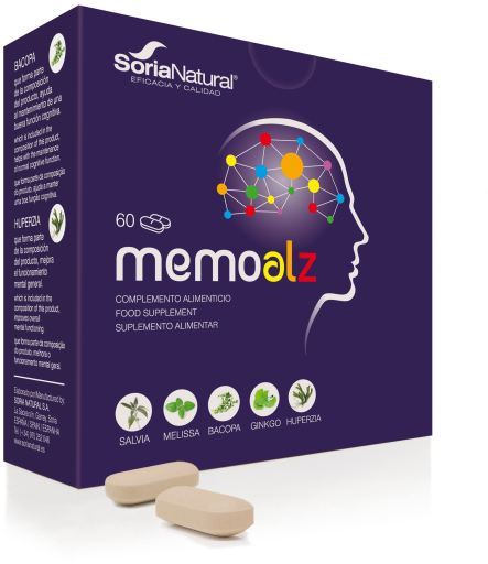 Soria Natural Memoalz 60 Comprim&eacute;s 1100 mg