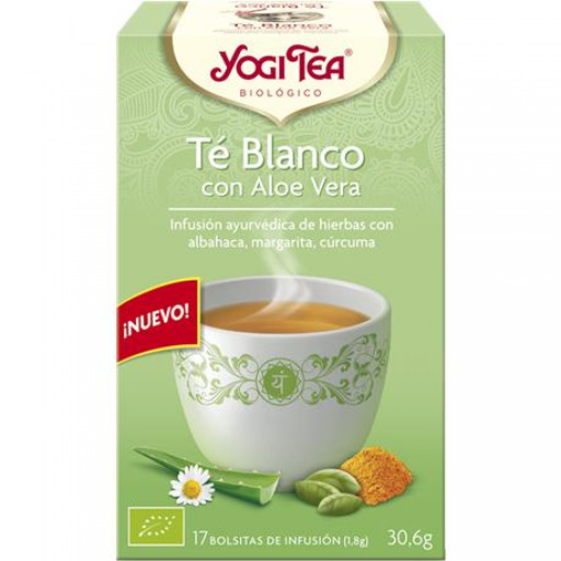 Yogi Tea Alo&egrave;s blanc 17 sachets