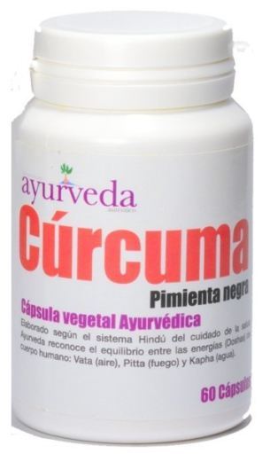 Ayurveda Curcuma au poivre 60 g&eacute;lules