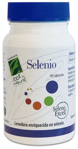100% Natural S&eacute;l&eacute;nium 90 Capsules