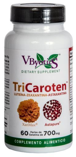 Vbyotics Tricaroten 700 mg 60 g&eacute;lules