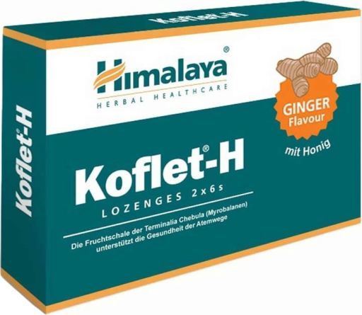 Himalaya Koflet Throat Saveur Gingembre 12 Unit&eacute;s