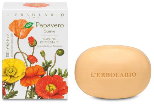 L'Erbolario Savon Doux Coquelicot 100 gr