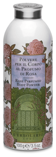 L'Erbolario Poudre Parfum&eacute;e Rose 100 gr