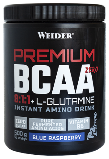 Weider Premium Bcaa 8:1:1 + Lglutamine Framboise Bleue 500 gr