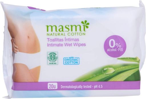 Lingettes humides intimes f&eacute;minines 20 unit&eacute;s