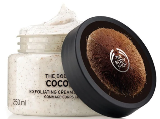 Gommage corporel &agrave; la cr&egrave;me de noix de coco 250 ml