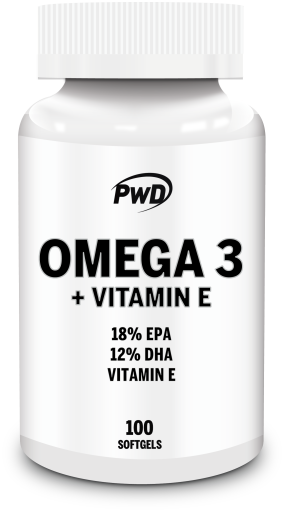 PWD Nutrition Om&eacute;ga 3 + Vitamine E 90 perles
