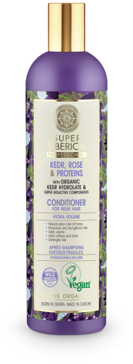 Natura Siberica Apr&egrave;s-shampooing Hydra Volume 400 ml